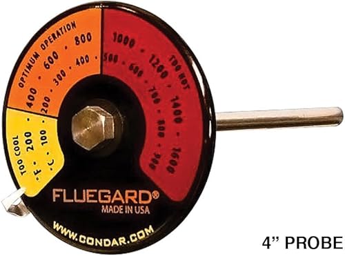 Miniatura 3 de Sonda de termómetro de gas de combustión FlueGard