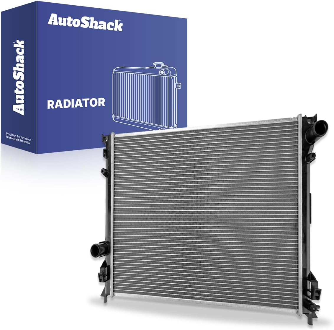 AutoShack Radiator 18.38" (466.9 mm) Core Replacement for 2009-2017 Dodge Charger 2009-2023 Dodge Challenger 2009-2023 Chrysler 300 1-PC