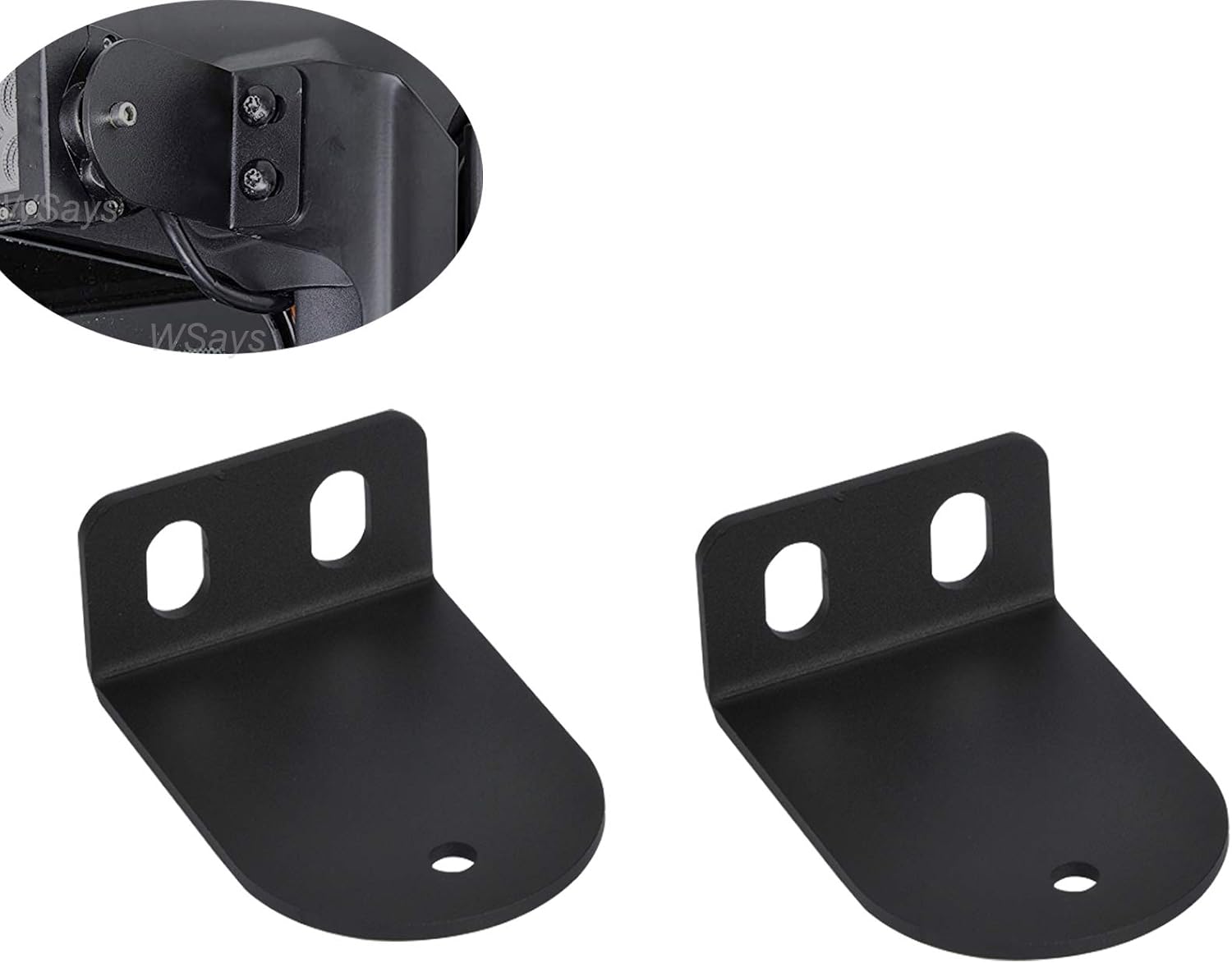 Rear Windshield Back Reverse Roof 50'' LED Straight Light Bar Mounting Bracket Compatible with Can Am Defender 500/800/1000/Max 2016-2026