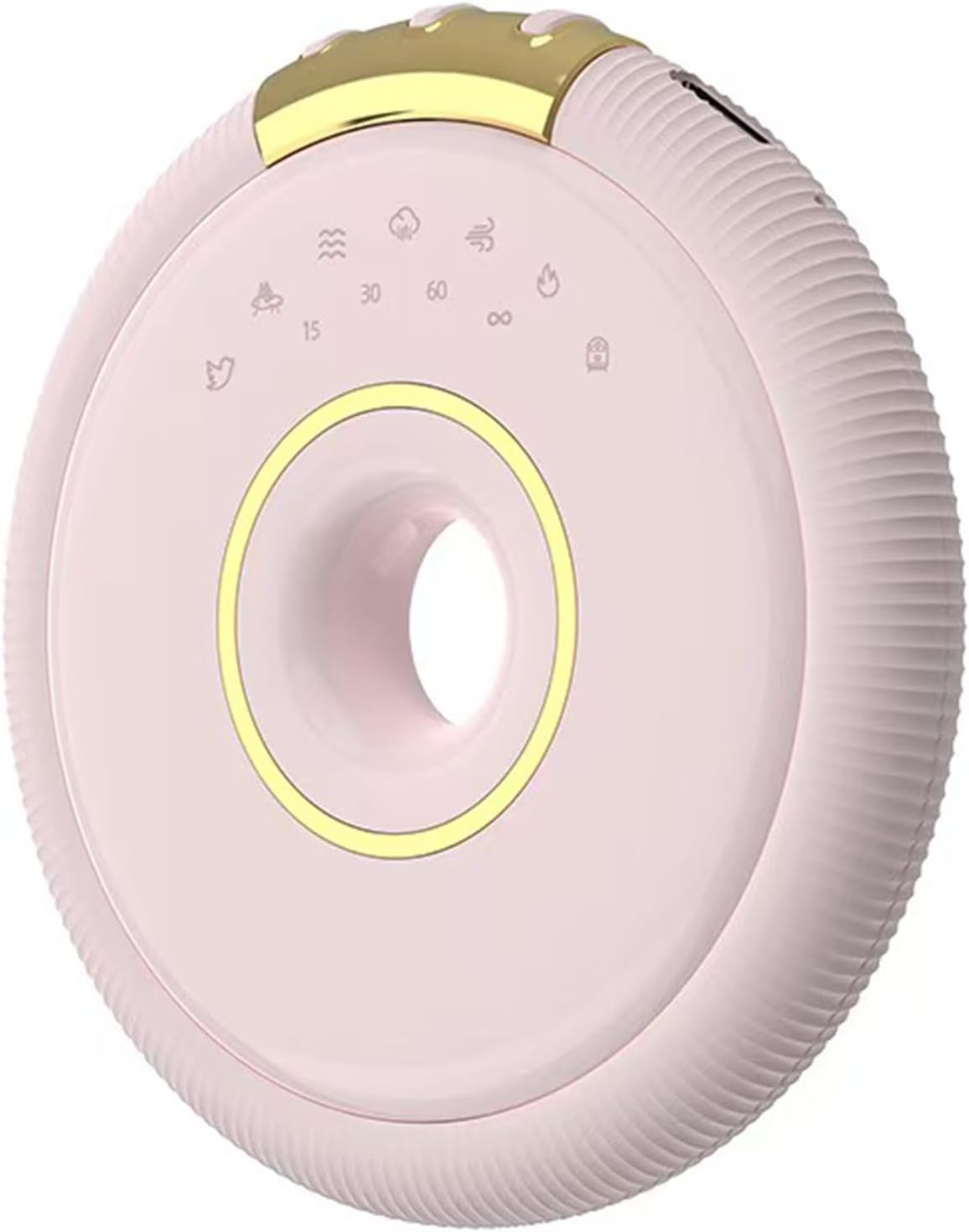 QD01 Sleep Sound Machine & Bluetooth Speaker, 15H Playtime, 7 White Noises, Bone Conduction Tech, Ultra-Thin Portable for Baby/Night Relaxation Pink