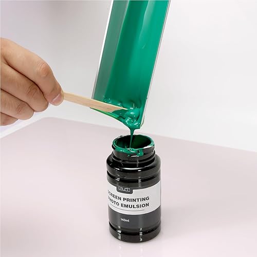 Miniatura 4 de Caydo Recubridor de aluminio de la cucharada de la emulsión de 16 pulgadas con 10 piezas de palillos de mezcla de madera para la impresión de la