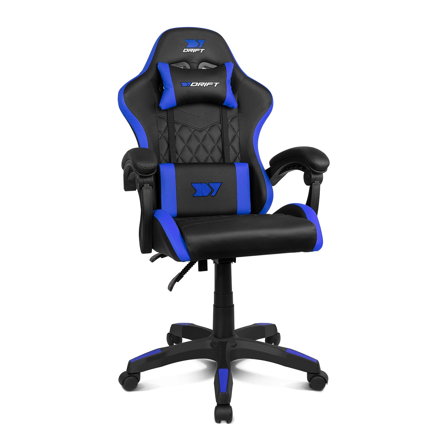 DRIFT Silla Gaming DR35 Negra-Azul Eléctrico