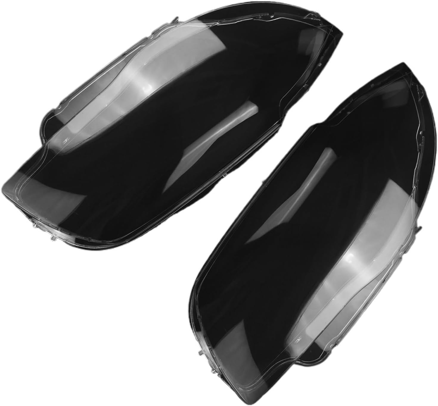 For BMW 1 Series For E81 E82 E87 E88 2003-2011 Pair Front Headlight Lens Cover Clear Car Headlamp Shell Transparent Lampshade