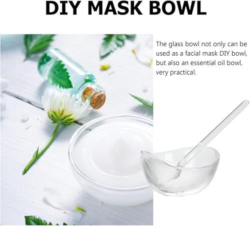 Miniatura 6 de Zerodeko Juego de cuencos faciales para mezclar faciales, cuencos de spa con cuchara, kits de herramientas faciales para bricolaje, máscaras