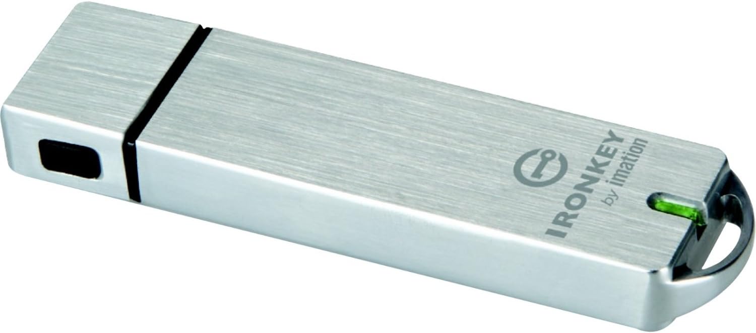 IronKey 4GB S1000 4GB USB 3.0 3.1 (Gen 1) 4GB Capacity USB Flash Drive – USB flash drive (Silver, 400 MB/s, USB 3.0 USB Type-A (Gen 1), Connector, Cap, Silver)