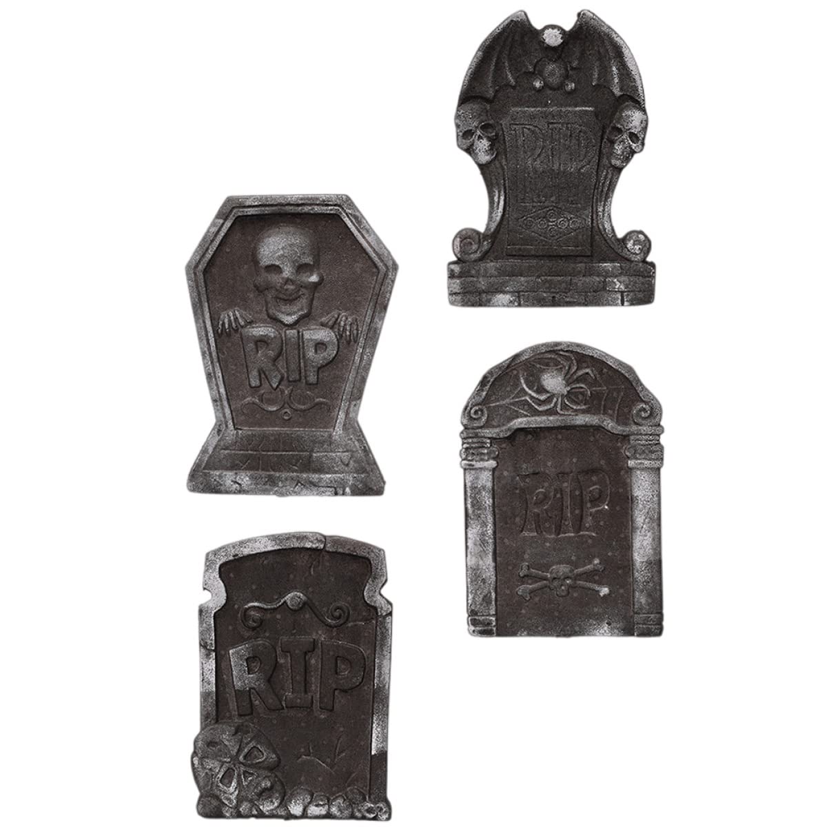 STOBOK 8stücke Halloween Grabstein Deko Gruselige Schaumstoff Ornamente Für Gespenstische Partys Und Geisterhäuser Zufälligen Designs Für Halloween-Dekorationen