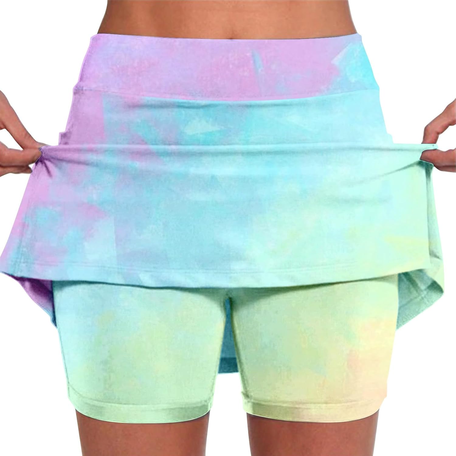 Athletic Skirt with Shorts High Waisted Tennis Skirt Jordan Ubuy