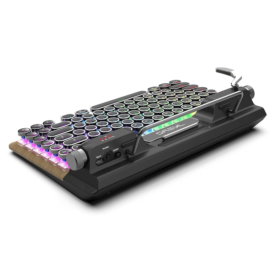 MKS♡ Amazon.com: 7KEYS Retro Typewriter Mechanical Gaming