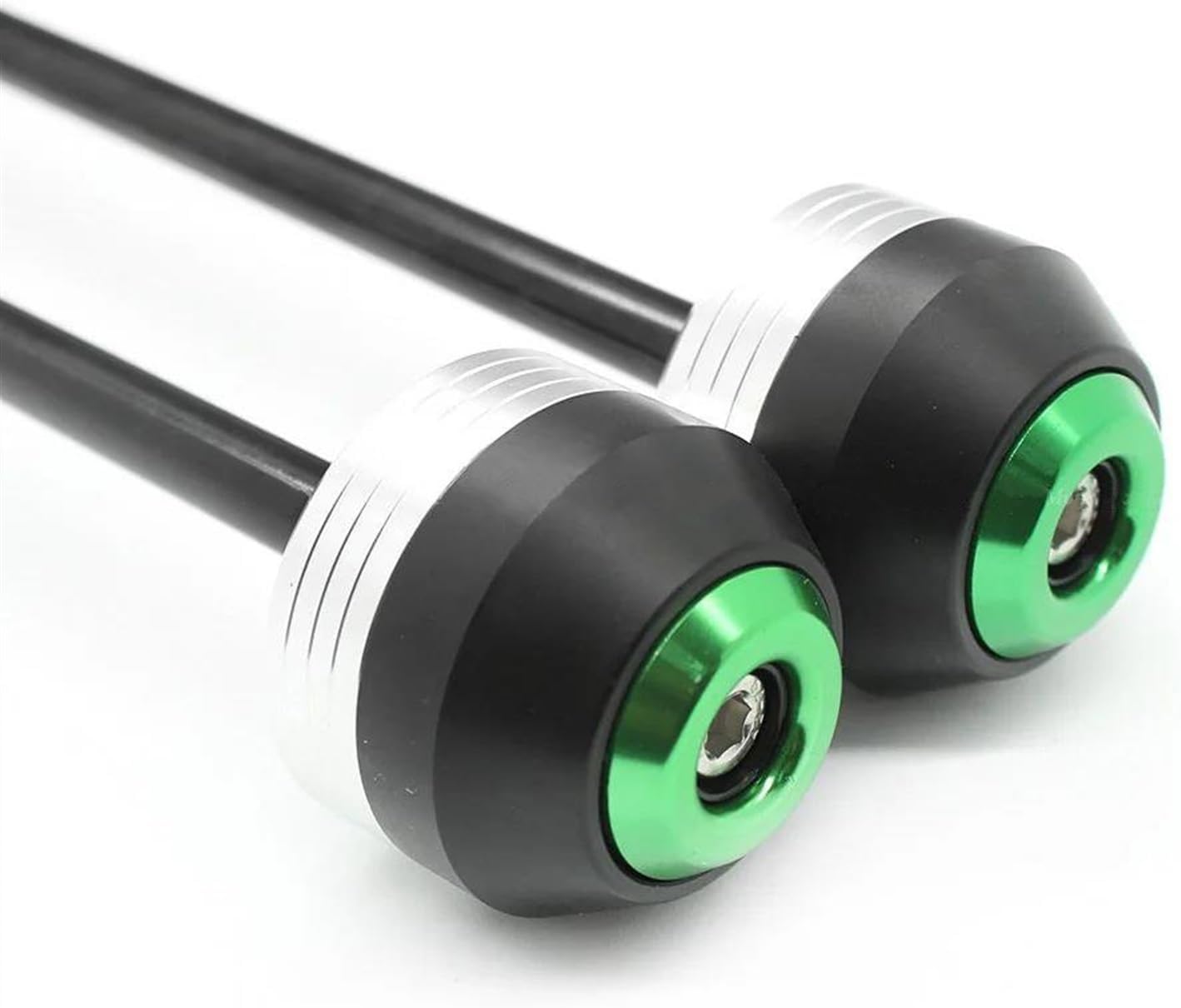 Motorcycle Wheel Protector for Suzuki GSX-R 600 2011-2016 2017 2018 Motorcycle Front & Rear Axle Fork Crash Sliders Wheel Protector(Red)