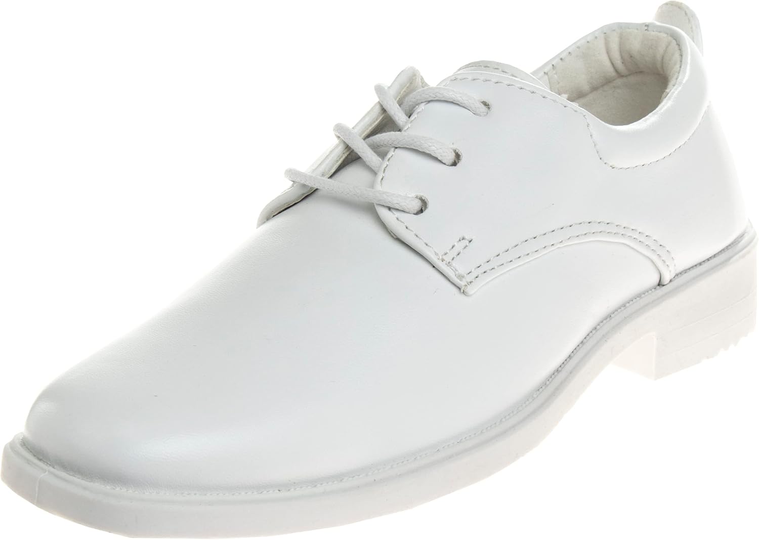 Josmo Boys Classic Comfort Oxford Shoe - Wing Tip Formal Dress Shoes lace up (Colors: Black/Brown/White) (Sizes: 7-10 Toddler / 11-2 Little Kid / 3-6 Big Kid)