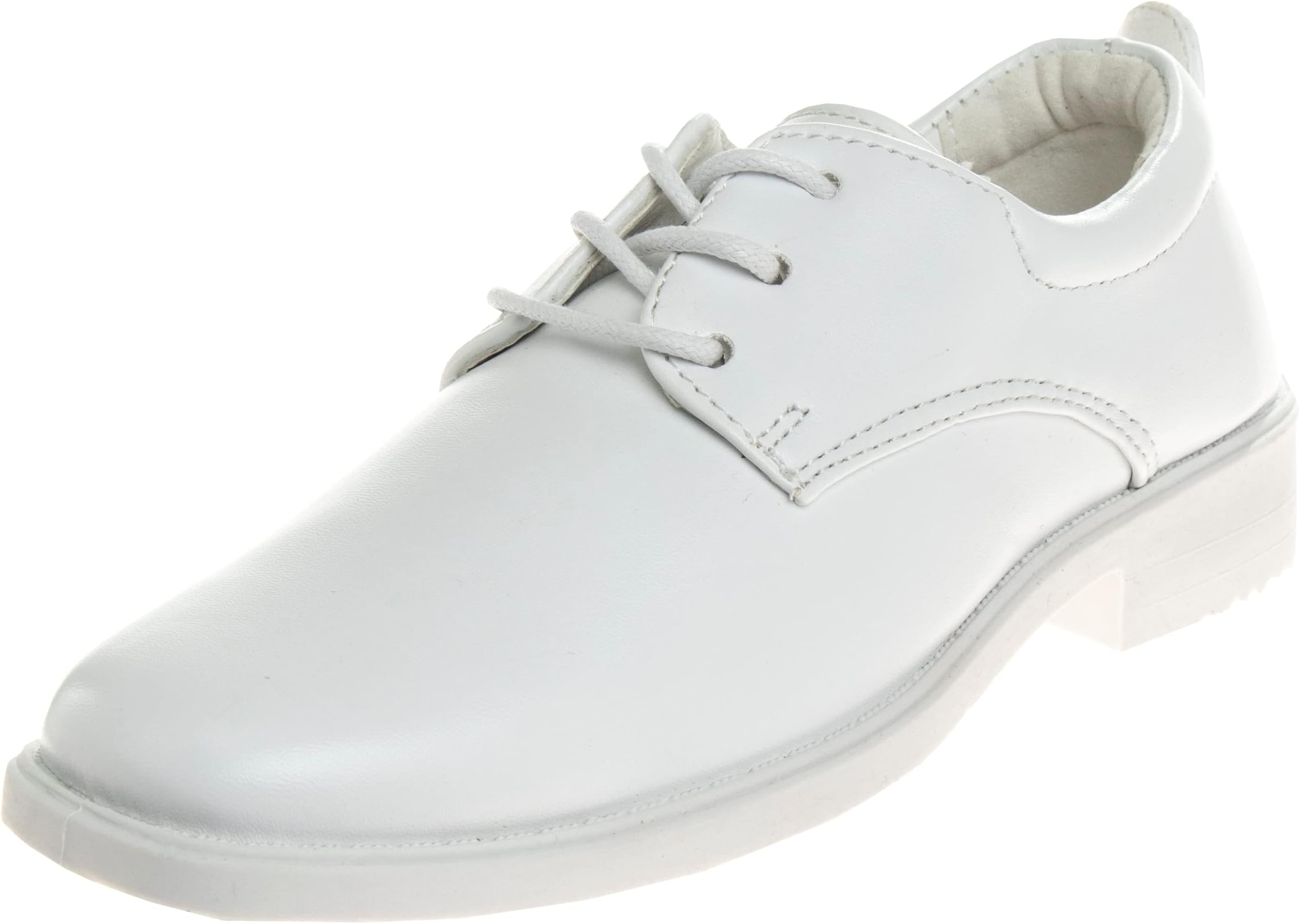 JosmoBoys Classic Comfort Oxford Shoe - Wing Tip Formal Dress Shoes lace up (Colors: Black/Brown/White) (Sizes: 7-10 Toddler / 11-2 Little Kid / 3-6 Big Kid)
