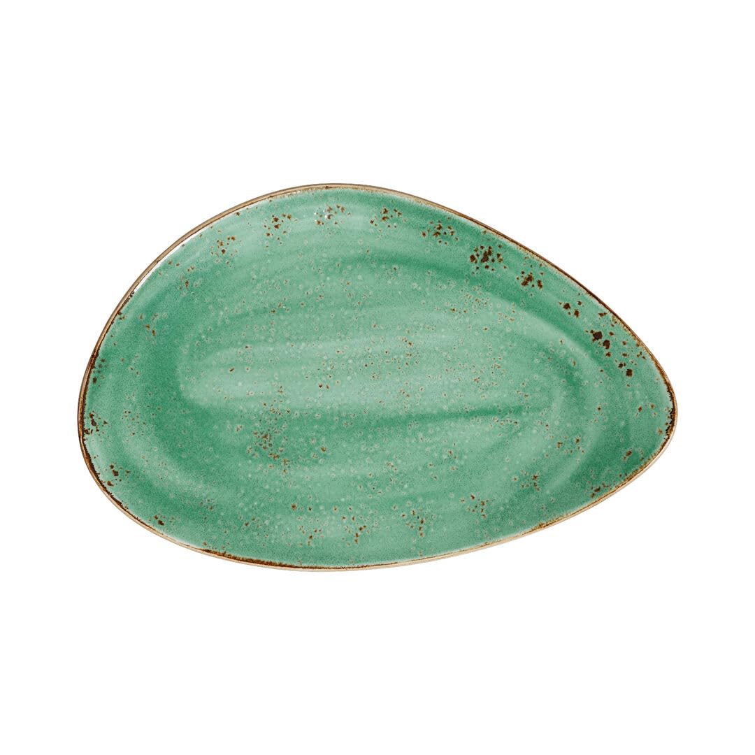 Steelite Green Craft Aqua Plates 370Mm (6 Pack)
