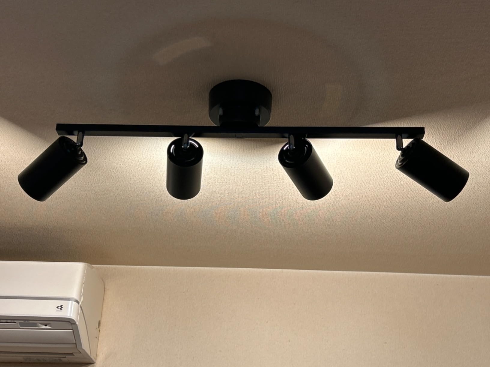 山善(YAMAZEN) Yamazen SPL-A4R83BK Interior Ceiling Light, 4 India
