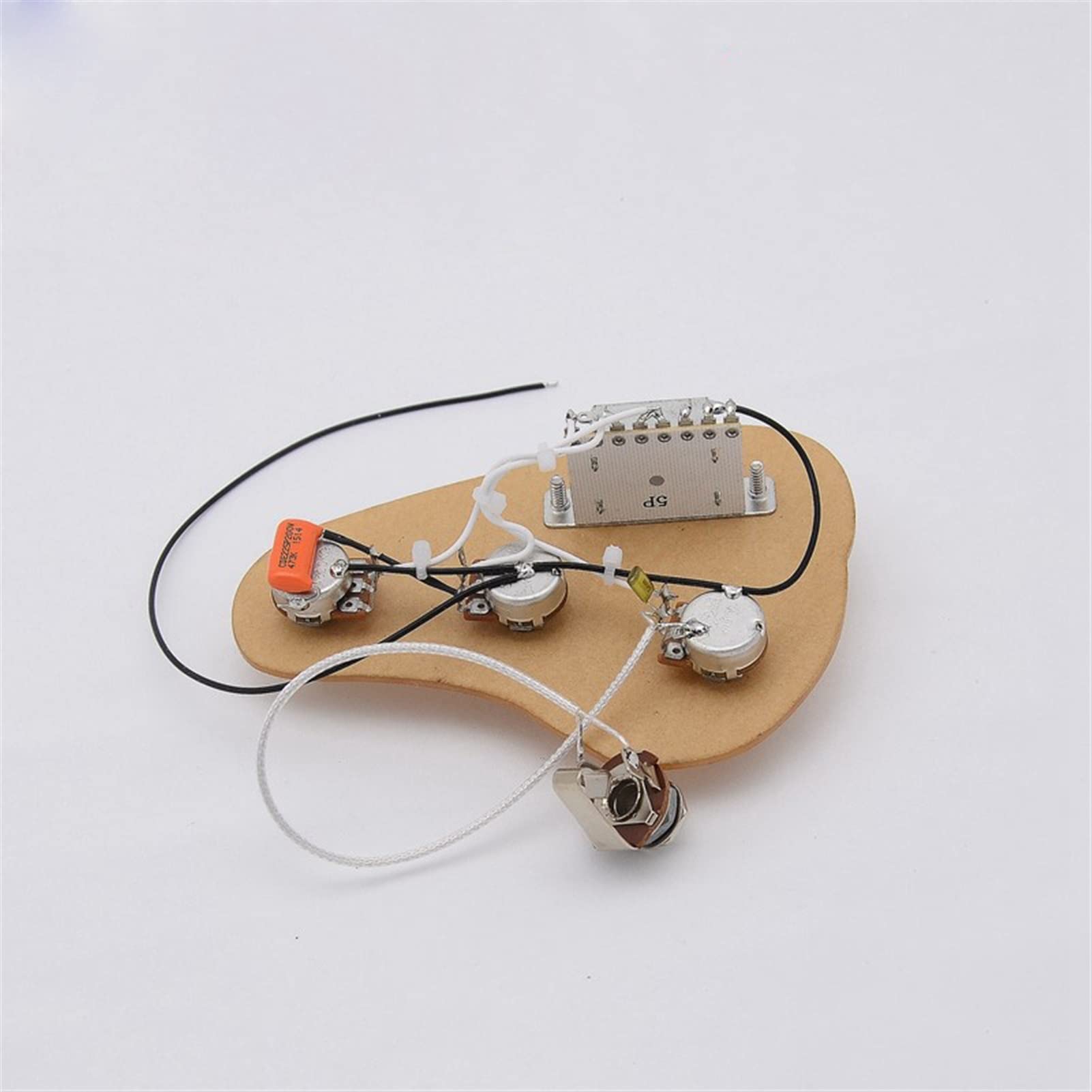 Ssh Harnais De Câblage De Guitare Électrique (pots 300K 300K + Convertisseur De 5 Voies + Sortie) Pour Style Kit De Guitare faisceaux câbles guitare