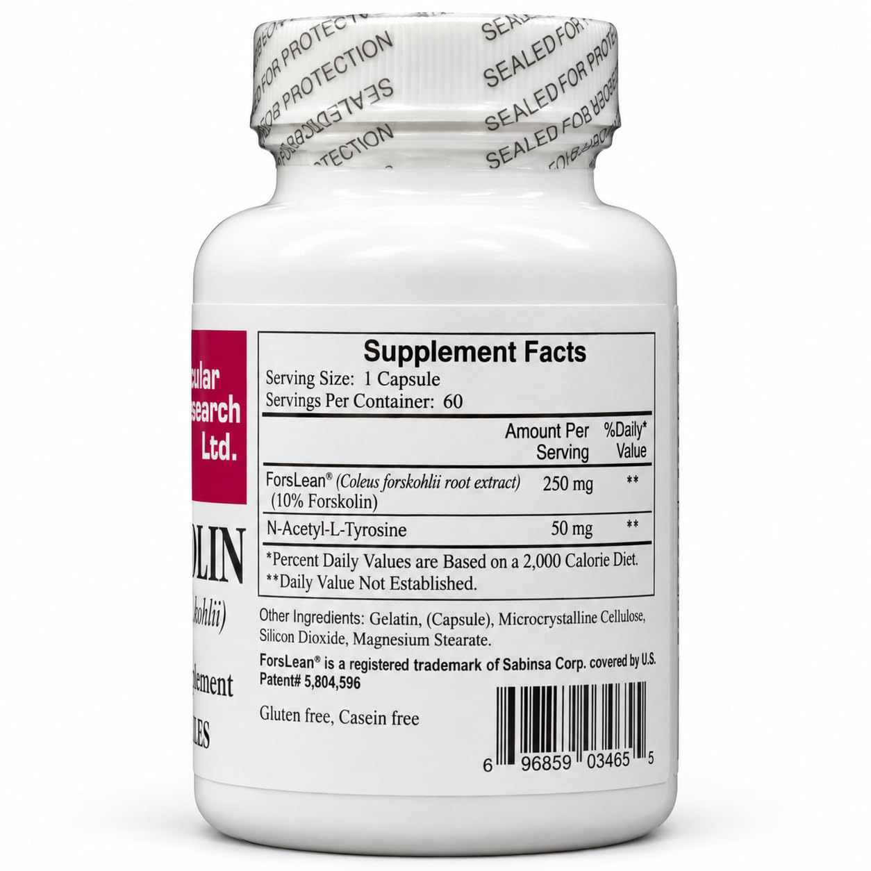 Cardiovascular Research Forskolin, White, 60 Count — Amazon image 2