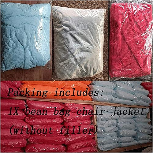 Funda para sofá Cama Tipo puf de 180 × 90 cm, con Relleno Gigante, para salón - imagen 6