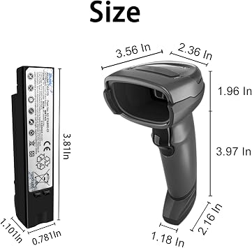 Sicimly 82-176890-01 Replacement Battery for Zebra DS8100 DS8178 DS8170 Series Barcode Scanners 2500mAh.