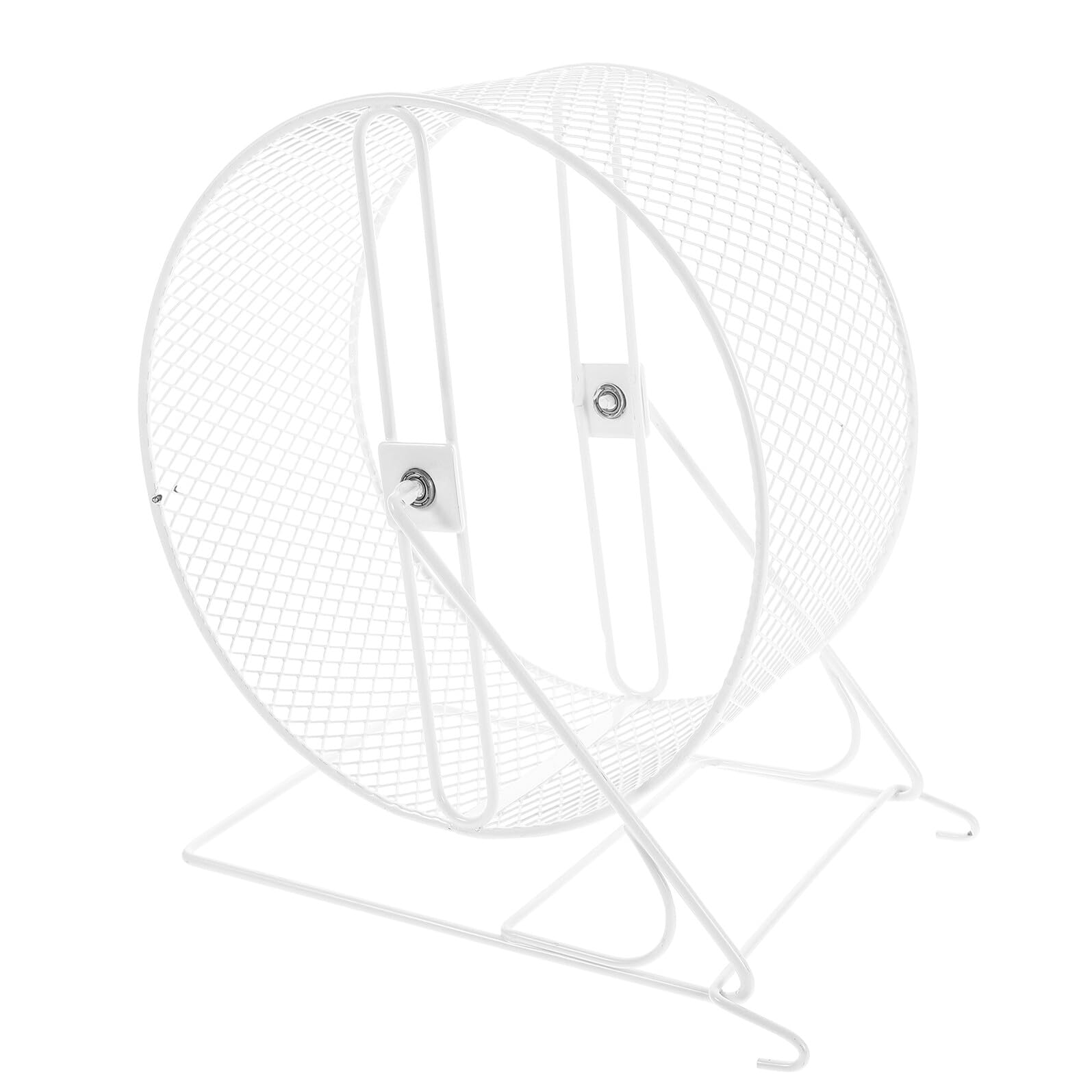 Rueda de Ejercicio para Hámsters y Chinchillas de Hierro 21 CM Silenciosa para Roedores Pequeños como Ratones y Jerbos, Juguete Ergonómico para Jaulas de Mascotas