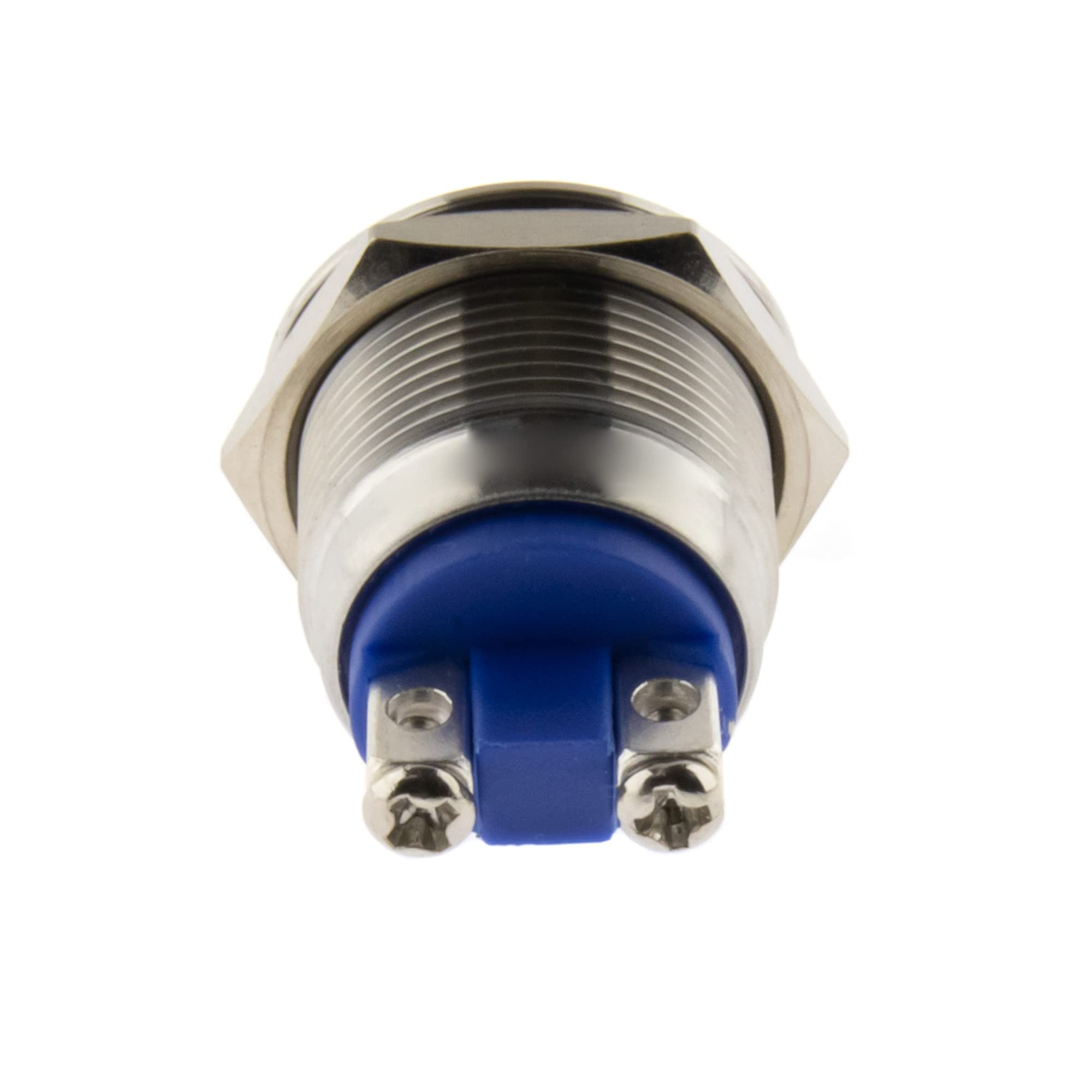 SeKi Pulsante A Pressione In Acciaio Inox, 22 Mm, A Forma Di Testa Sporgente, Attacco A Vite; Pulsante Campanello - Foto 7