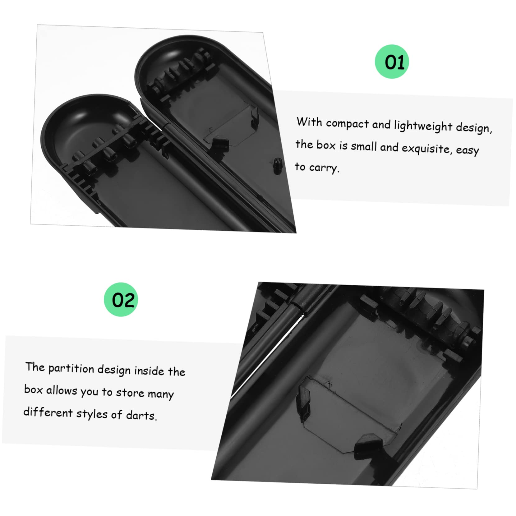 Gogogmee Accessory Case Game Box Holders Organizer Wear-Resistant Material Compact