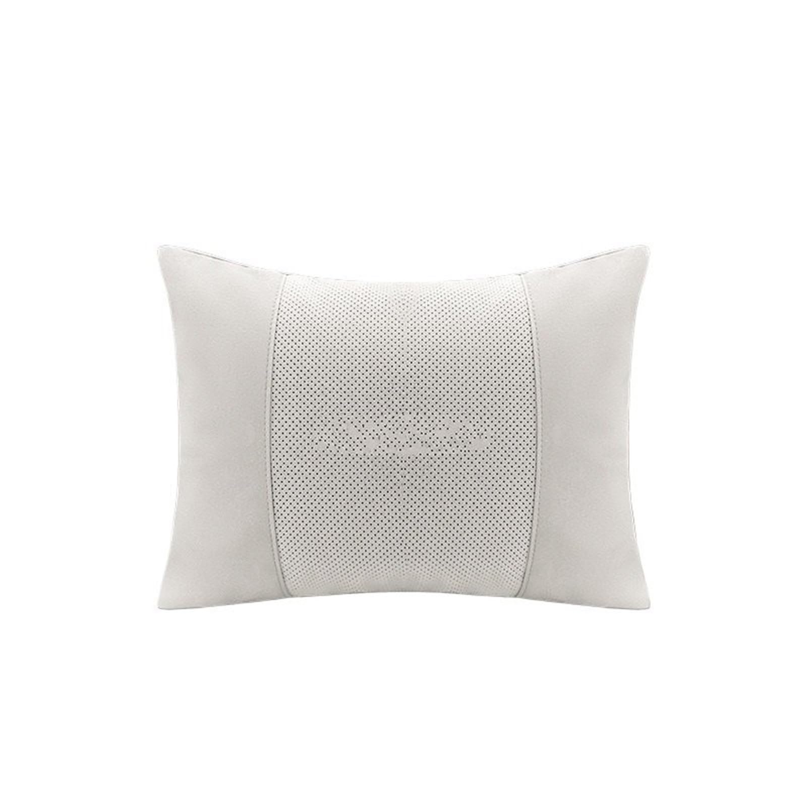 ATUMY Car Seat Pillow Fit For Skoda VRS Car Headrest Neck Support Lumbar Cushion Soft Neck Pillow Car Headrest(Beige 1)