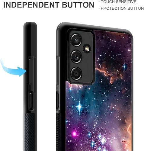 Miniatura 3 de ZHEGAILIAN Funda compatible con Samsung Galaxy A13 5G, funda colorida para Galaxy Nebula Galaxy A13 5G para niñas, funda antideslizante de TPU suave