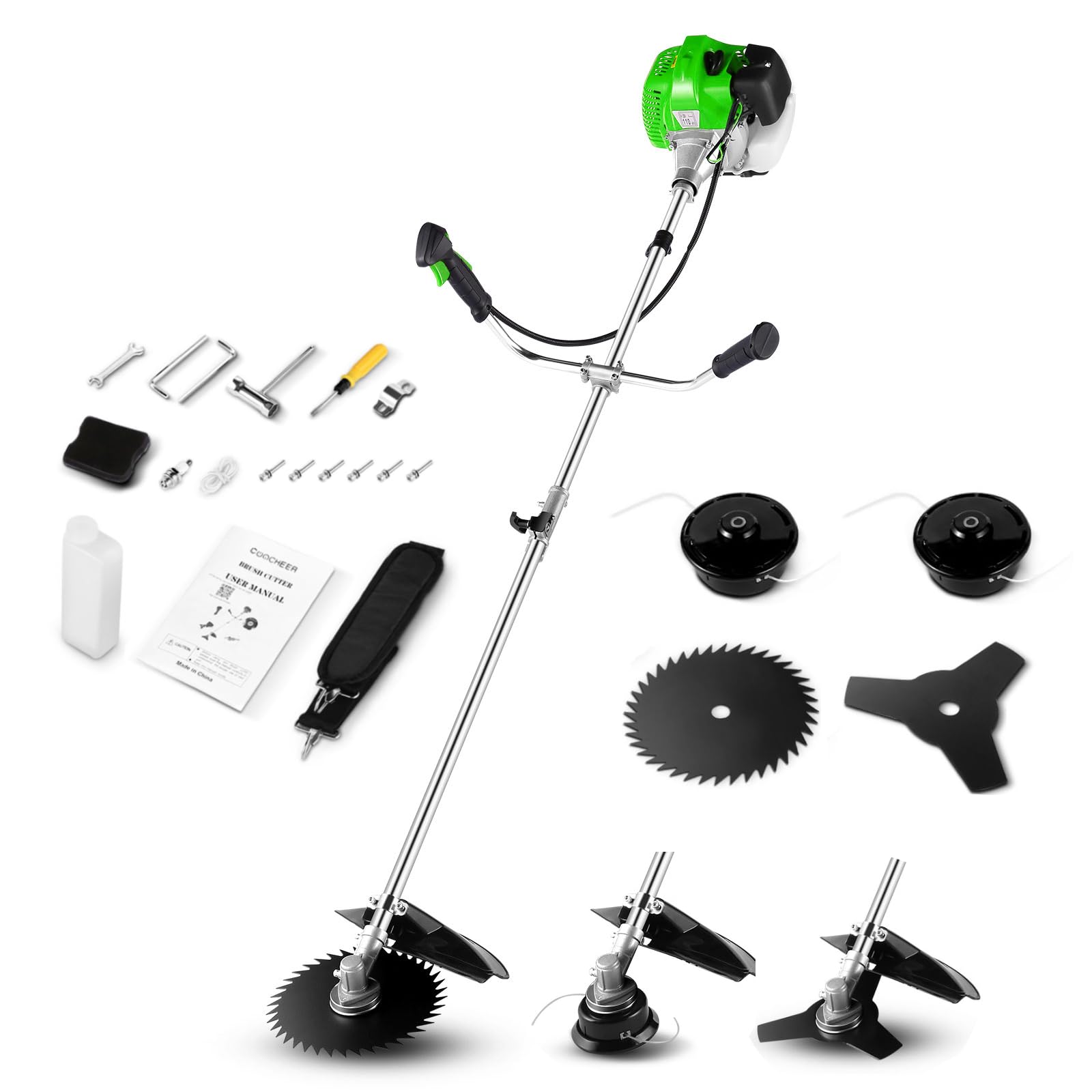 Path Cutter Machine Snapklik.com : 58CC Brush Cutter Gas Powered 2-Cycle 4 In 1 Gas Weed ...