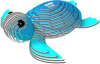 Eugy Sea Turtle 3D Puzzle, 26 Piece Eco-Friendly Educational Toy Puzzles for Boys, Girls & Kids Ages 6+