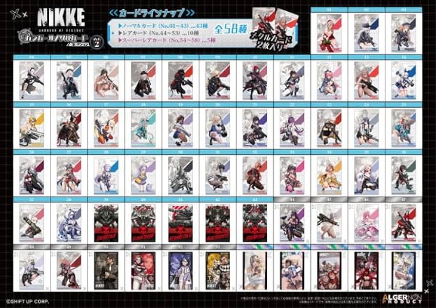 Amazon.co.jp: 【2種セット】勝利の女神：NIKKE ガンガールメタル