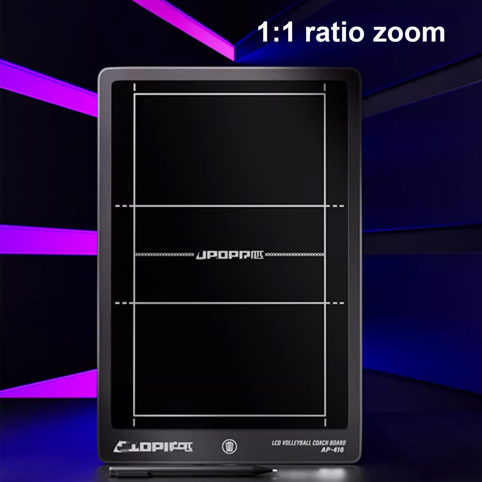 Tableaux Tactiques De Volley-Ball Pour Entraîneurs Avec Presse-papiers