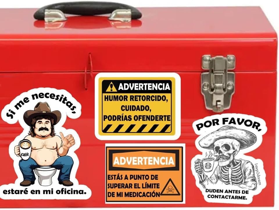 Image of Funny Spanish Sticker | Sarcastic Meme Waterproof Decals for Adults, Helmets, Hardhat, Laptops, Water Bottles, Scrapbooking