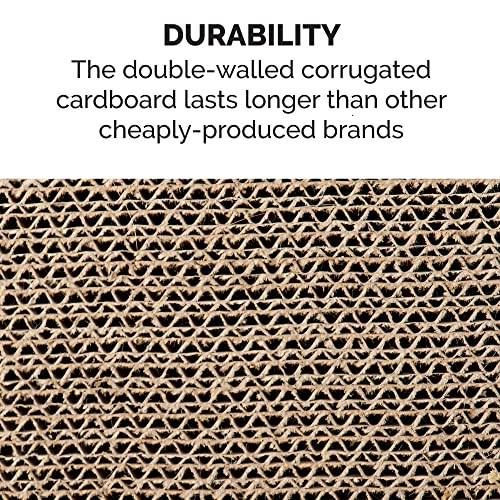 Image of Furhaven Holiday Classic Reversible Corrugated Cat Scratcher Pad w / Catnip - Hanukkah Print, One Size