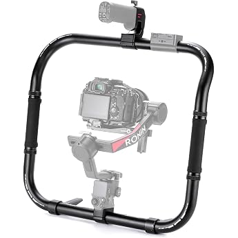 Tilta RS5 Basic Ring Grip Plus Compatible with DJI RS5/RS4/RS4 Pro/RS3/RS3 Pro/RS2 Gimbal Dual Hand Ring Grip TGA-PRG
