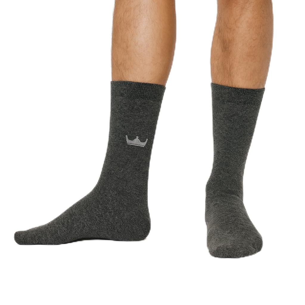 Merino Woolen Ankle Socks for Men & Women | Soft, Insulating Winter Socks for Cold Weather | Solid Design-image-22
