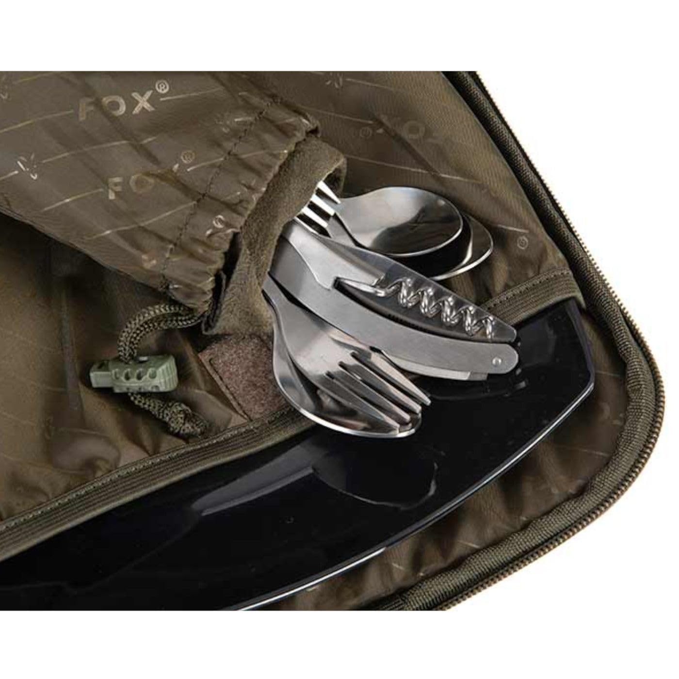 Fox Camolite 2 Person Dinner Set - Angeltasche mit Kochgeschirr, Tafelservice, Campinggeschirr