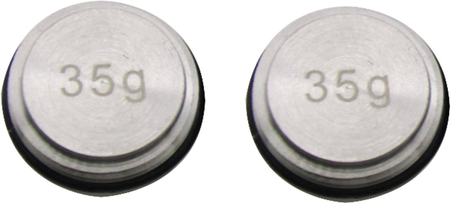 HISTAR 2Pcs Golf Putter Weights 5/10/15/20/25/30/35g Compatible with Odyssey Stroke Lab Series Putter Head (Black)