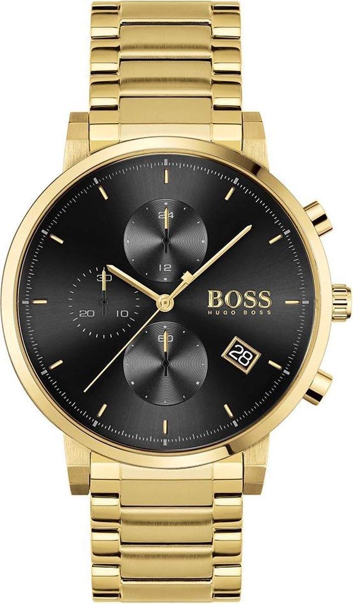 BOSS Hugo Stainless Steel Analog Black Dial Men's Watch-1513781