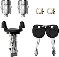 Vista 10 de Interruptor de cilindro de bloqueo de encendido con llaves Reemplazo para Dodge Ram 1500/2500/3500, Durango, Dakota, Chrysler Aspen y Mitsubishi