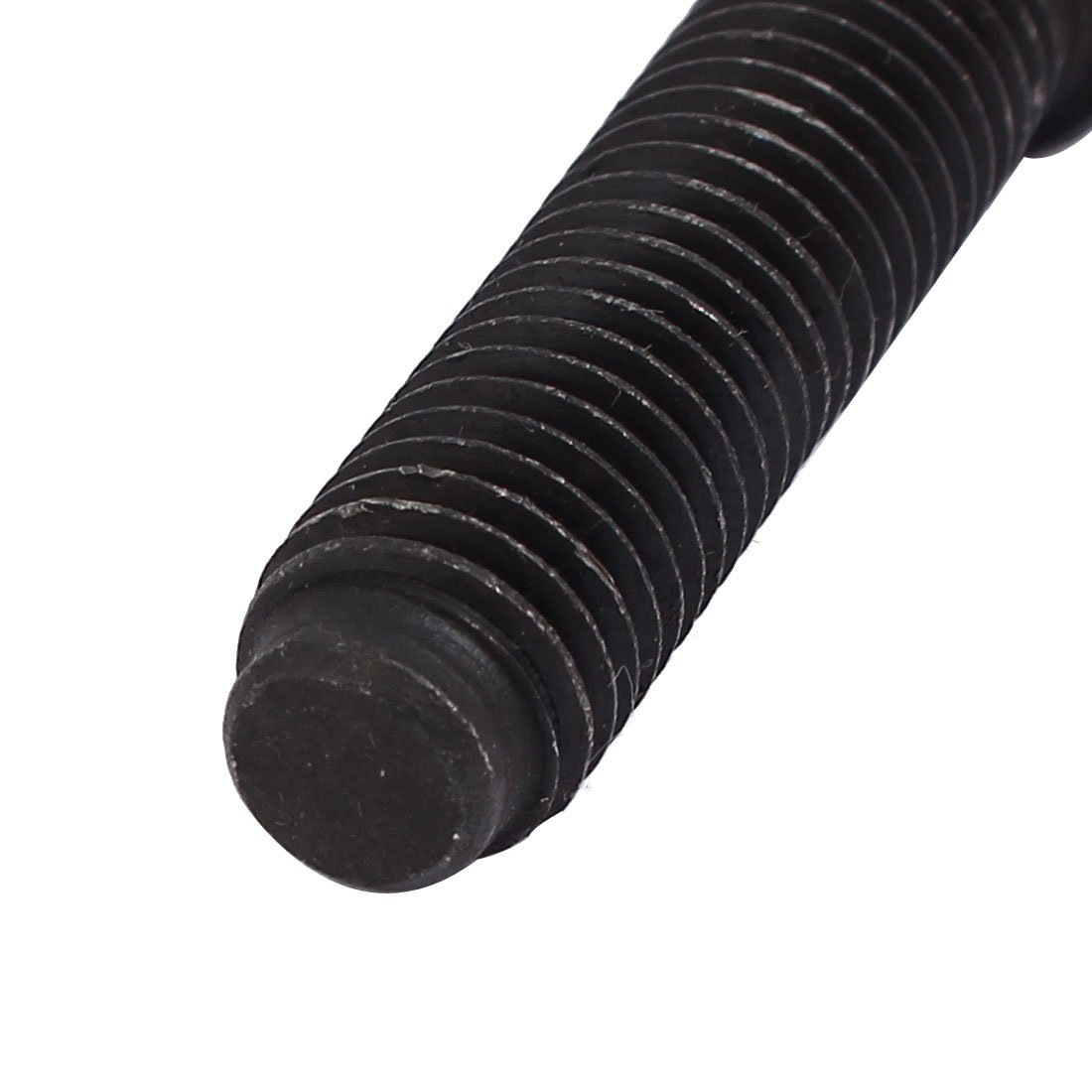 Aexit M12x50mm Carbon Screws & Bolts Steel Square Head Dog Point Machine Screw Bolt Square Head Bolts Fastener Black