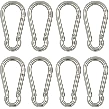DGOL 304 Stainless Steel Spring Snap Hooks, Outdoor Keychain Clips Buckles