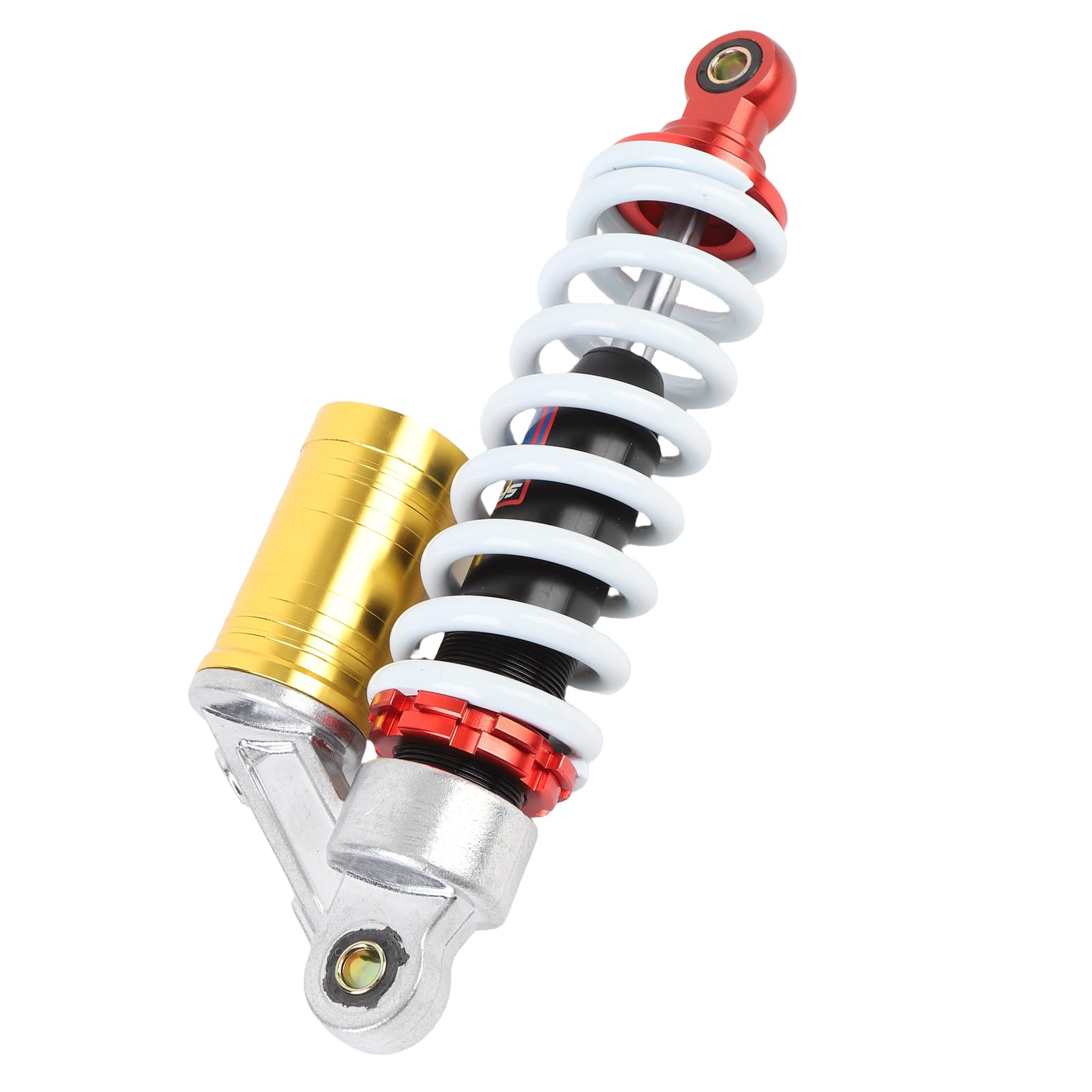 Dilwe Amortyzator Motocyklowy Regulowany Amortyzator Sprężynowy 280 Mm Stop Aluminium i Stal Sprężynowa Zawieszenia dla ATV Quad Dirt Bike Go Kart Scooter