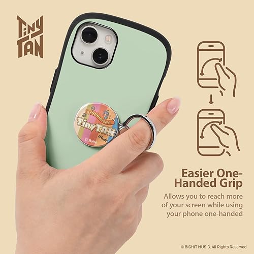 Miniatura 6 de iFace TinyTAN BTS - Accesorio oficial para anillo para teléfono celular, bonito agarre para teléfono compatible con iPhone 14 Pro Max, 13 Pro Max,