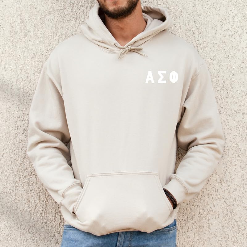 Alpha Sigma Phi Hoodie - Alpha Sig White Mountains Sweatshirt