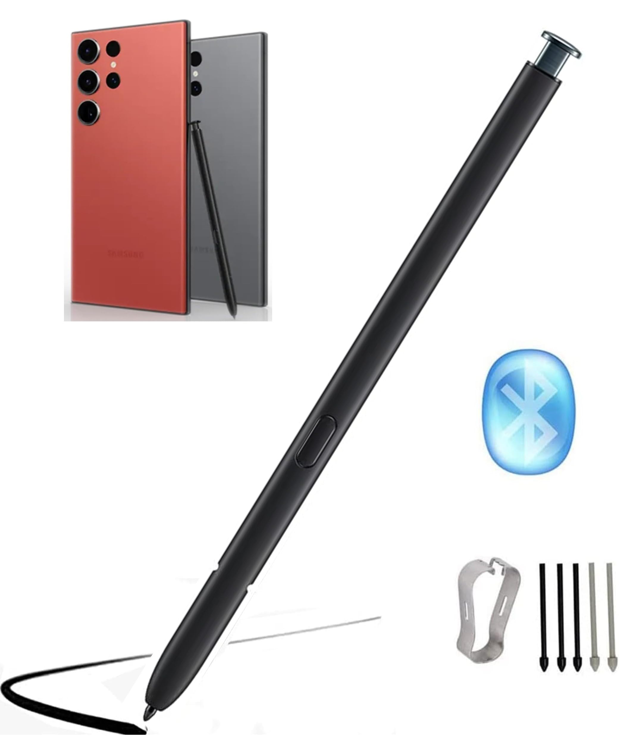 Amazon.co.jp: Galaxy S23 Ultra Sペン交換用 [Bluetooth付き] ペン