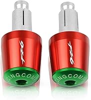 Vista 12 de Motorcycle Handlebar Grips End Handle Bar Cap Ends Plug for Yamaha FZ6 FAZER FAZER600 FZ6S FZ6N FZ6S2 FZ6R S2 SJ6S FZ600 FZ-6 (Color : Black-Red)