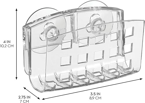 Miniatura 6 de InterDesign - Soporte por succión de jabón para fregadero de cocina Plástico Transparente gemelo