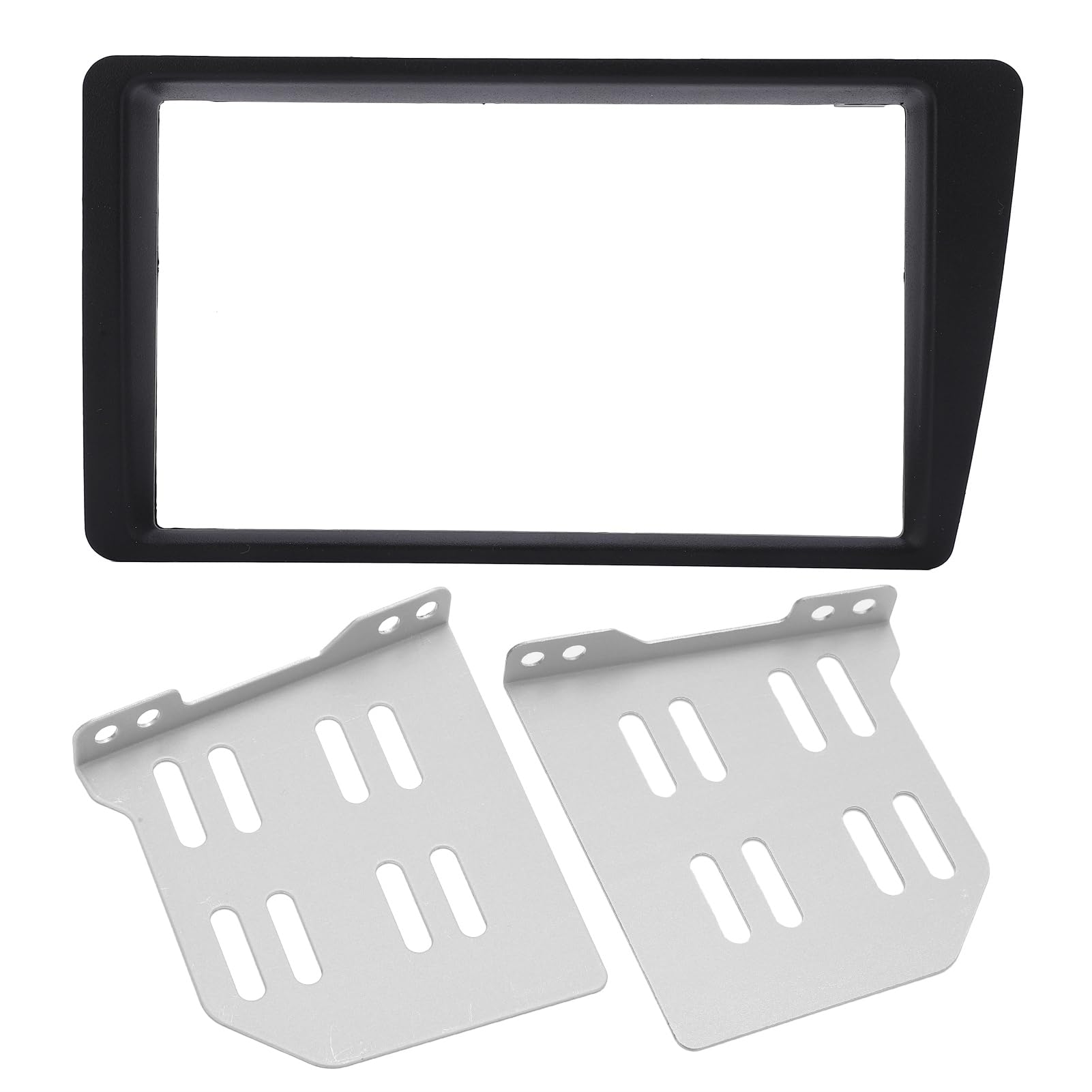 Double DIN Radio Dash Kit 2Din Radio Stereo Fascia Dash Frame Trim Replacement for LHD 2001-2005