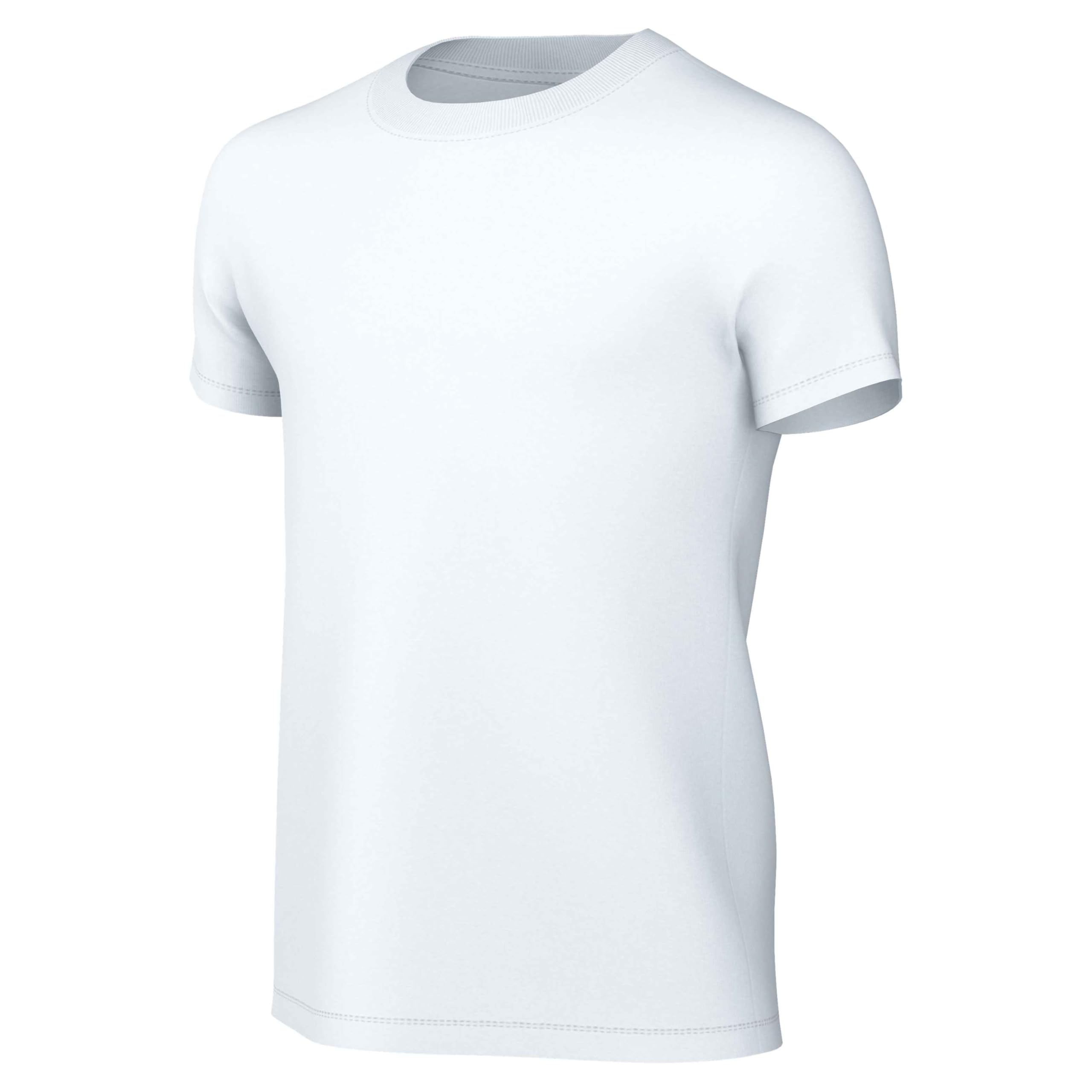 NIKE Kid Park 20 Tee Jr T Shirt, White/Black, L