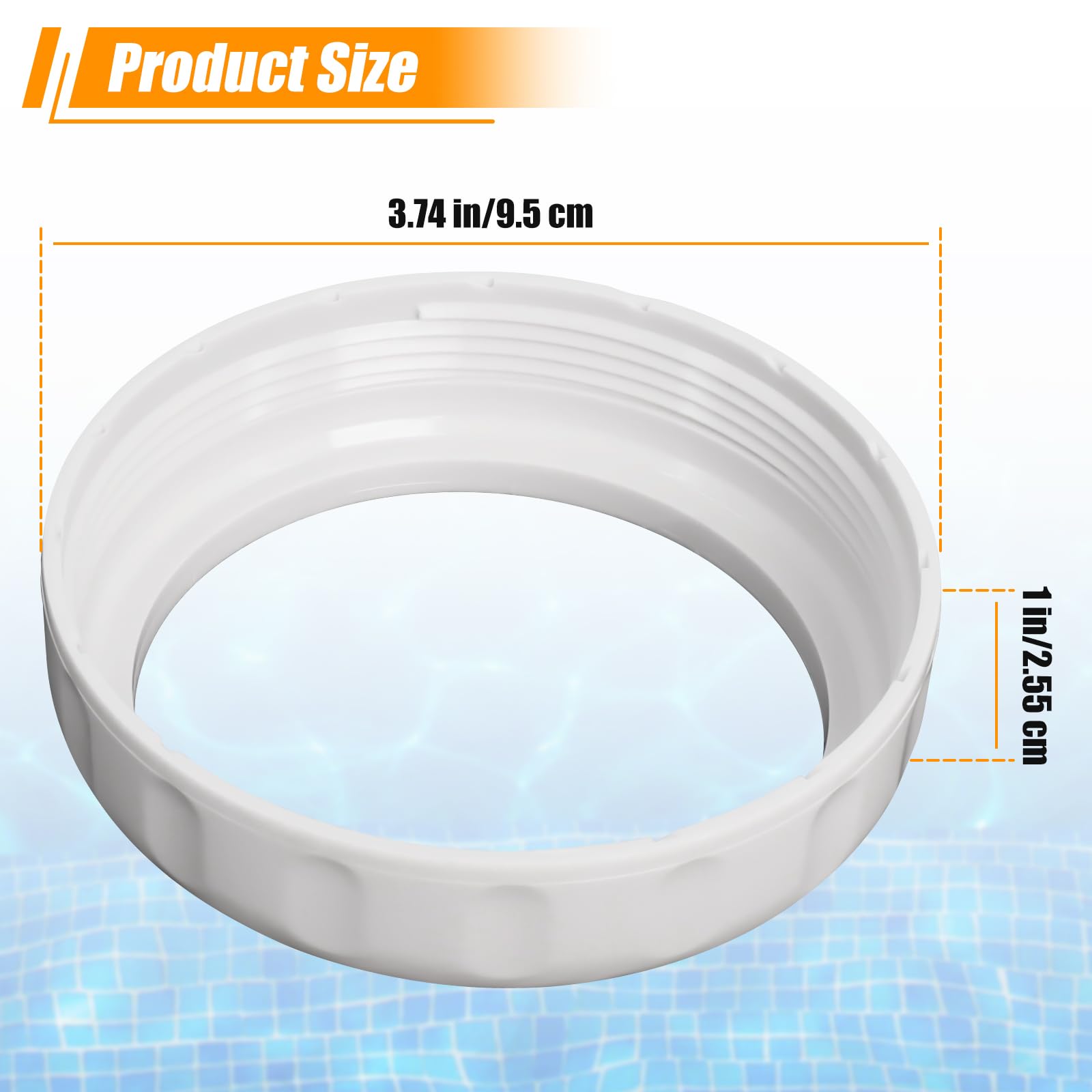Podoy Lot de 2 bagues de collier compatibles avec Polaris 180 280 380 G52