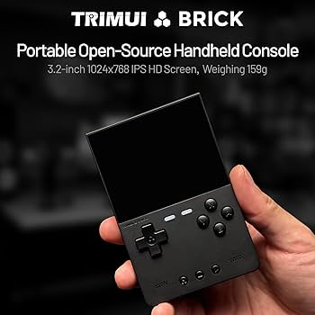 Trimui Brick パープル TRIMUI Brick Handheld Game Console 64GB TF Card Purple